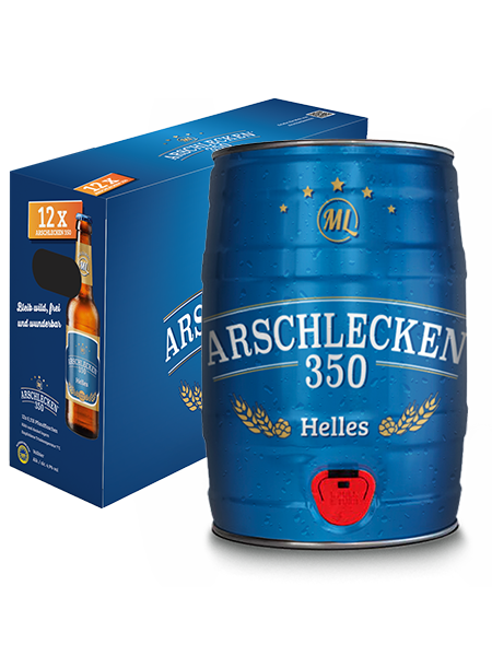 12 Karton und einen Fass Arschlecken 350