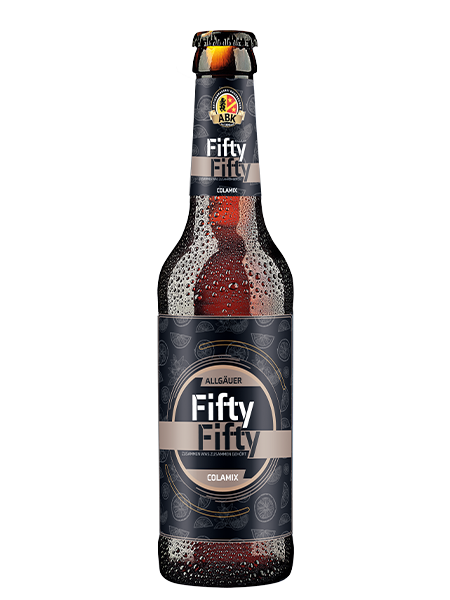 0,33l Flasche Colamix Fifty Fifty der Aktienbrauerei Kaufbeuren