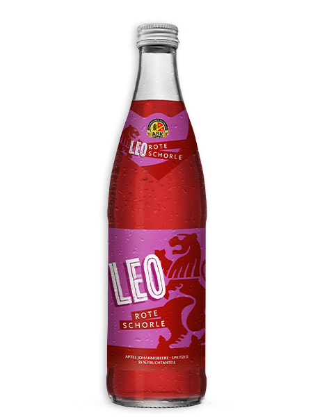 0,5l Flasche Rote Schorle der Aktienbrauerei Kaufbeuren