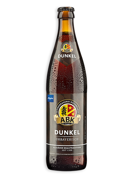 0,5l Dunkel Urbayerisch der Aktienbrauerei Kaufbeuren
